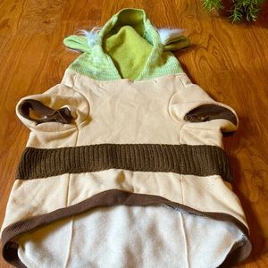 Yoda dog outfit